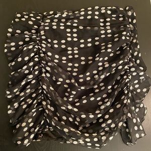 NASTYGAL Polka Dot Mini Skirt size 10